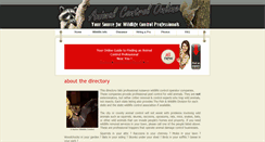 Desktop Screenshot of animalcontrolonline.com