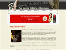 Tablet Screenshot of animalcontrolonline.com